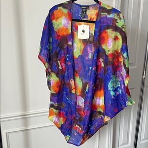 Jessica Colorful Abstract Kimono